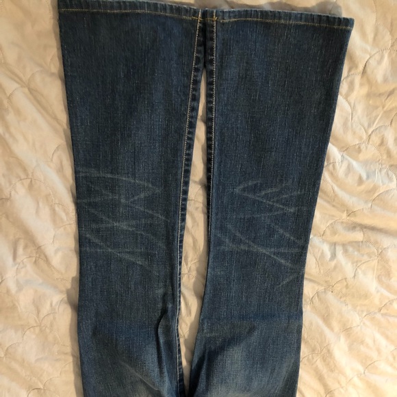 FRX low rise boot cut jeans medium blue wash - Picture 5 of 9